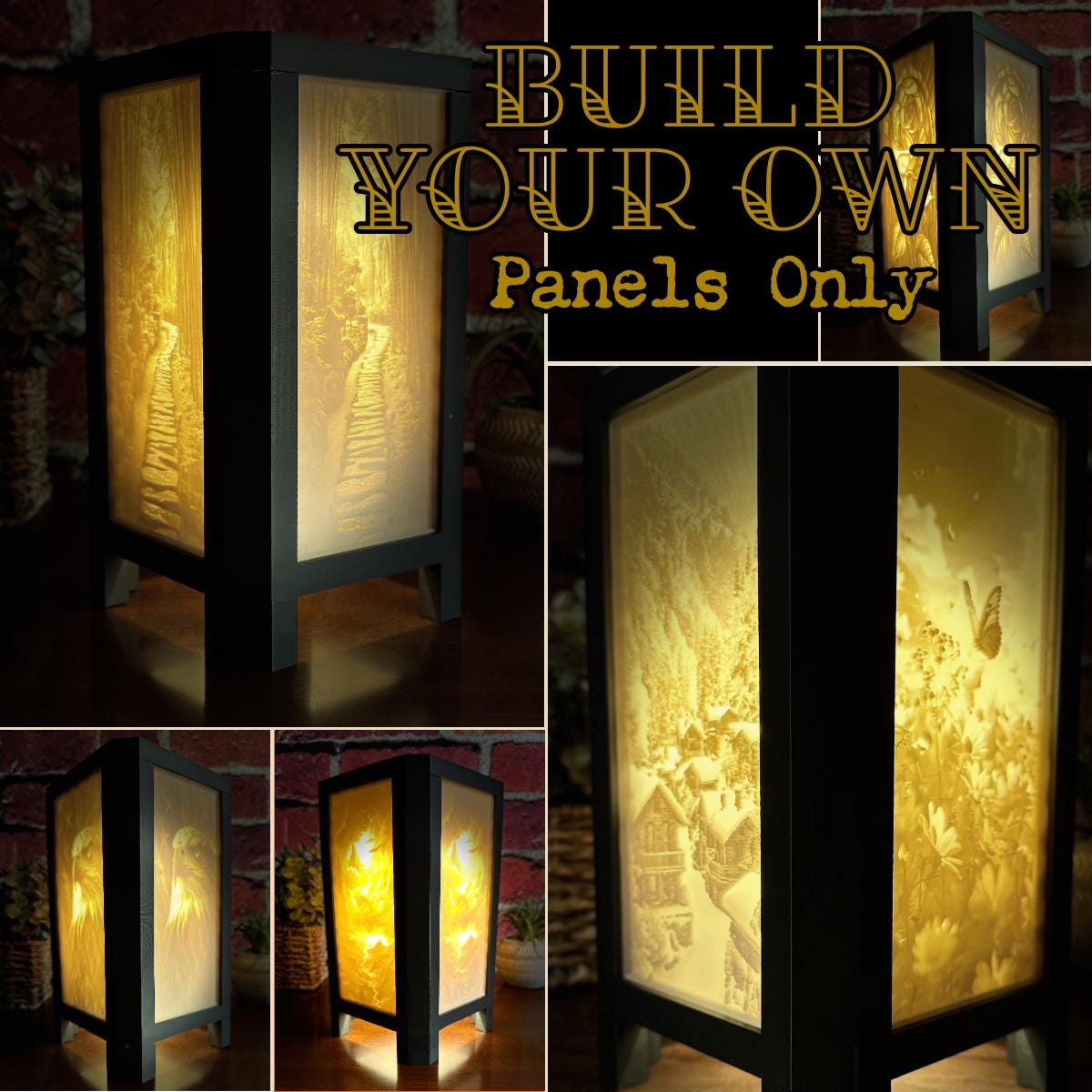 Build Your Own - Panels | Lithophane Lamp