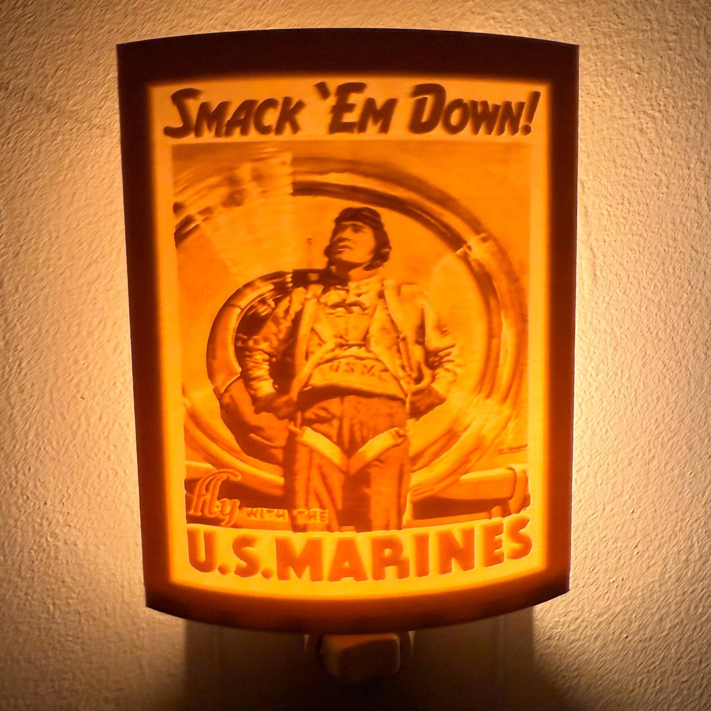 Fly With the Marines | Lithophane Night Light