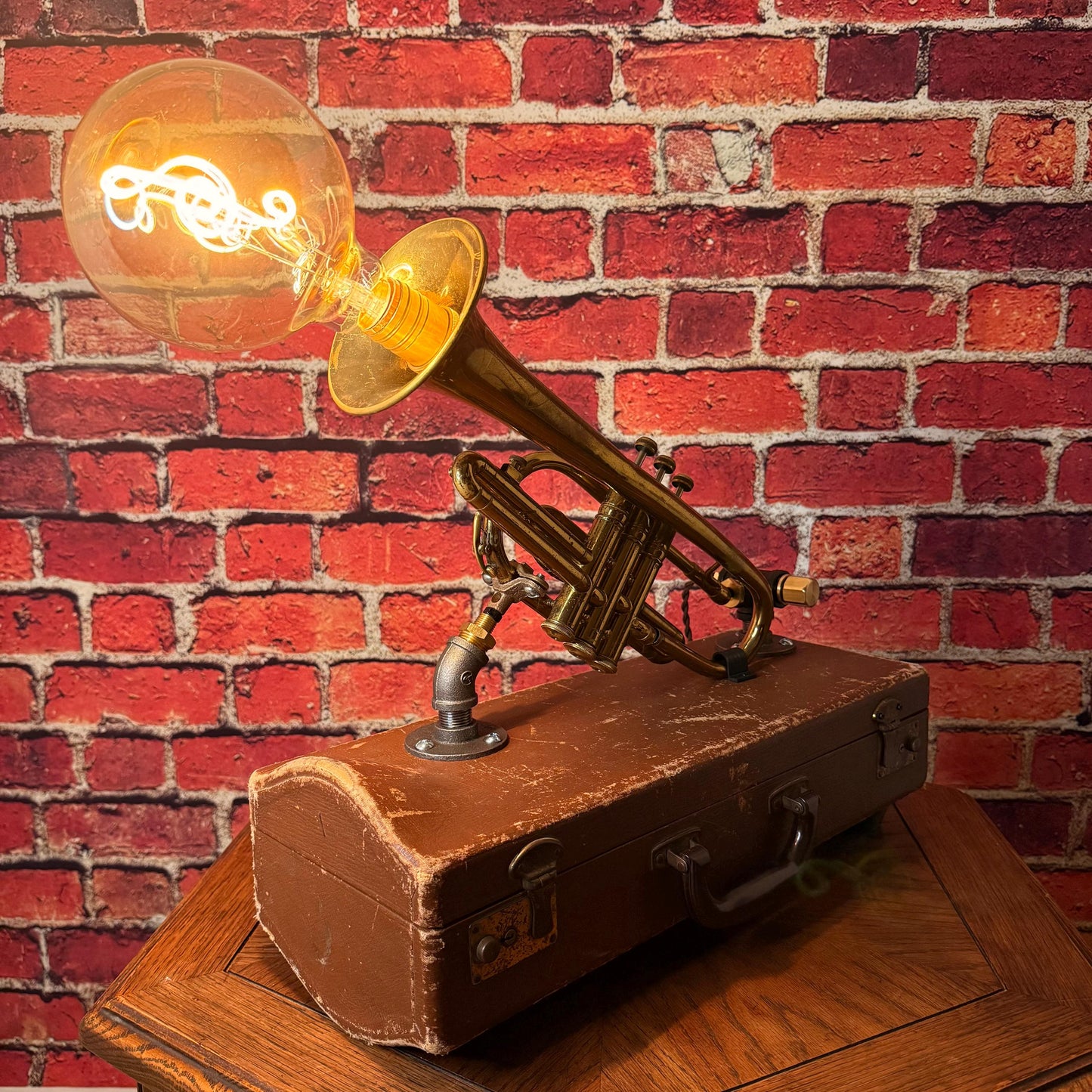 The Trumpet | Upcycled Lamp