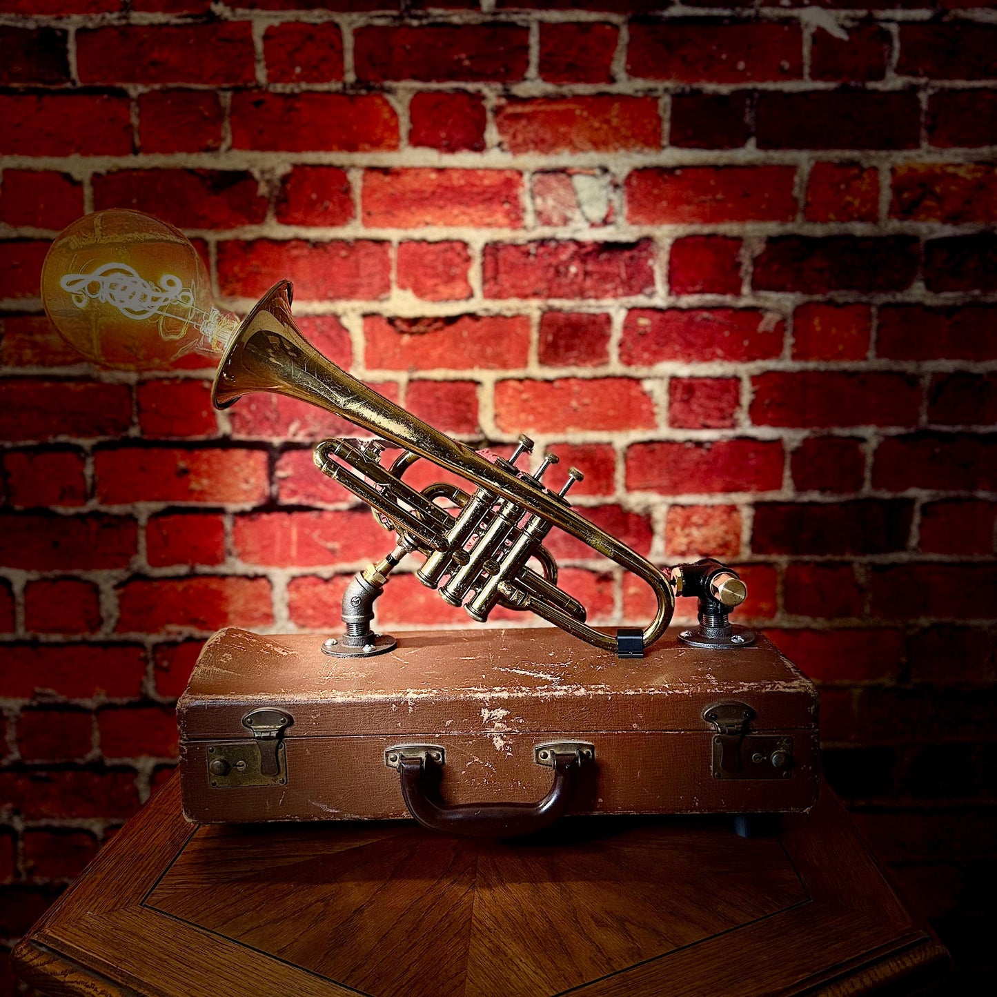 The Trumpet | Upcycled Lamp