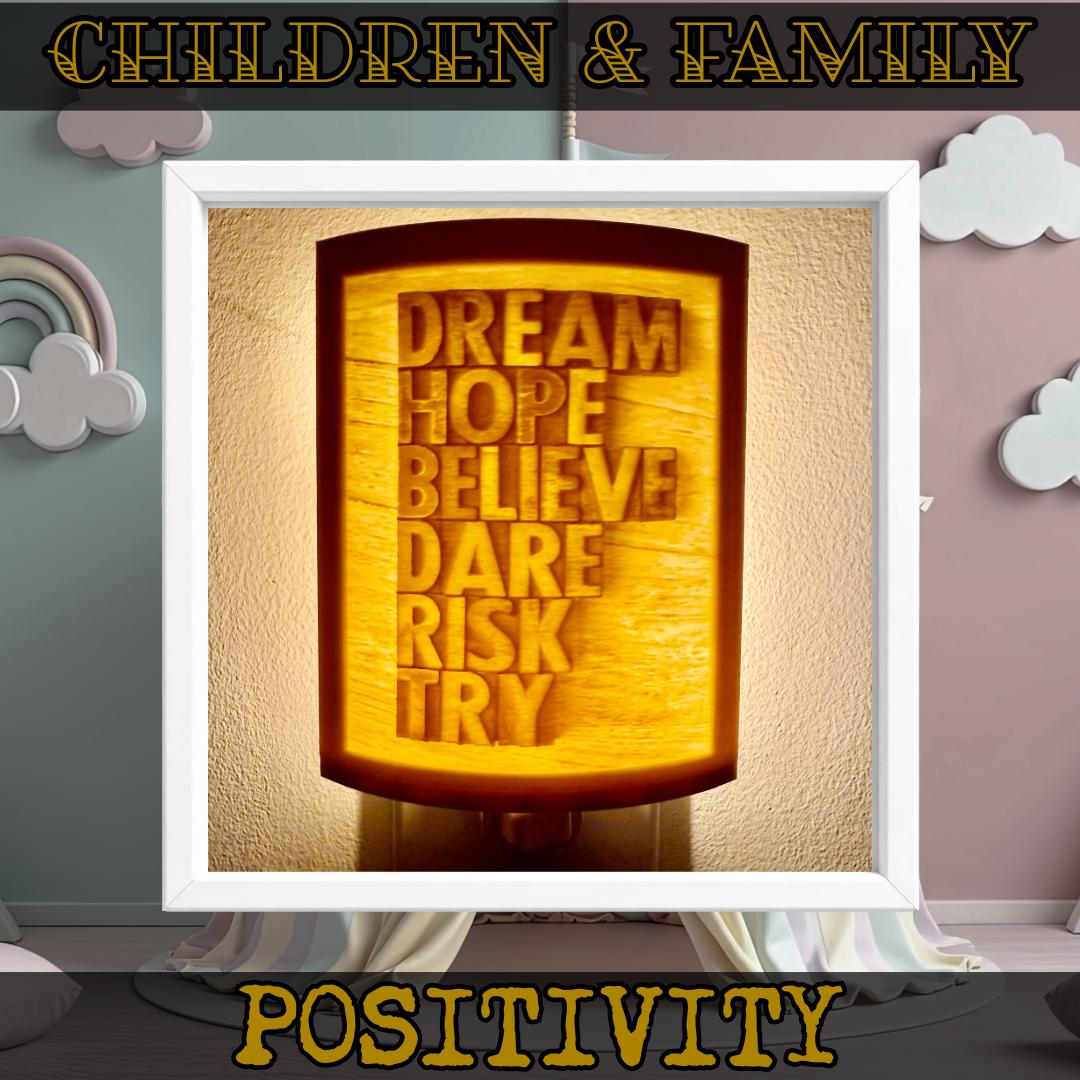 Children & Family Night Lights | 3D Printed Kids Decor