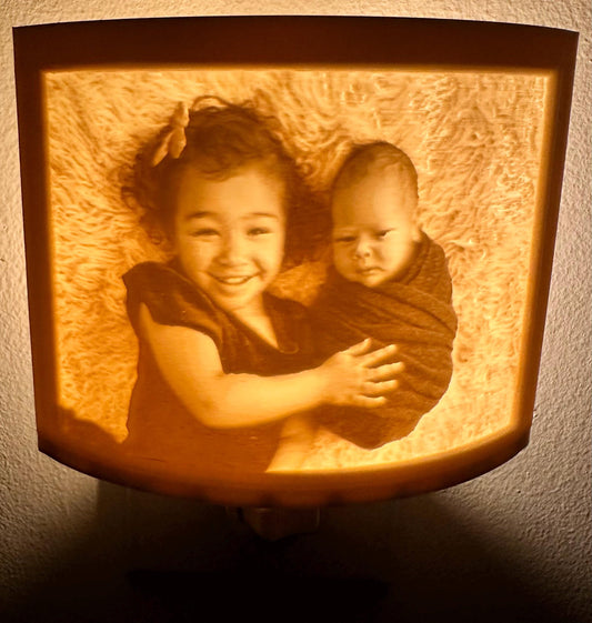 Personalized Night Light | Lithophane Night Light