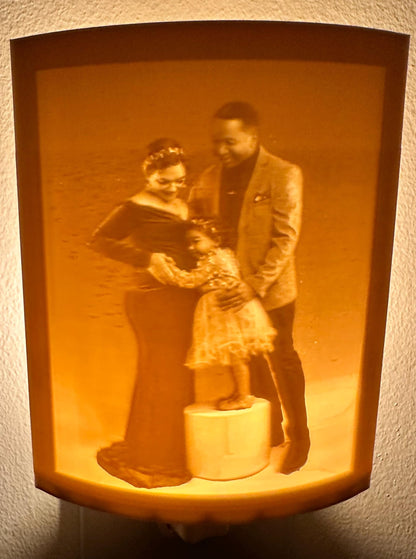 Personalized Night Light | Lithophane Night Light