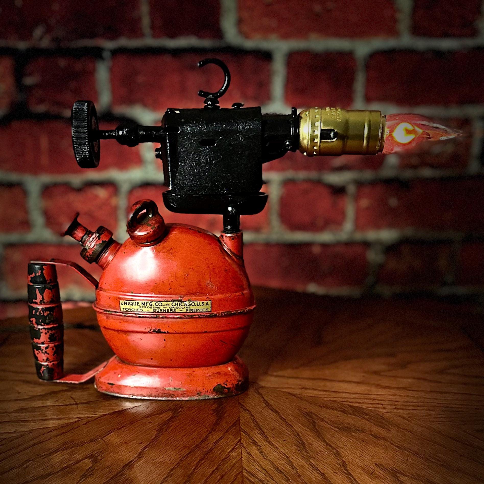 The Blowtorch | Upcycled Lamp