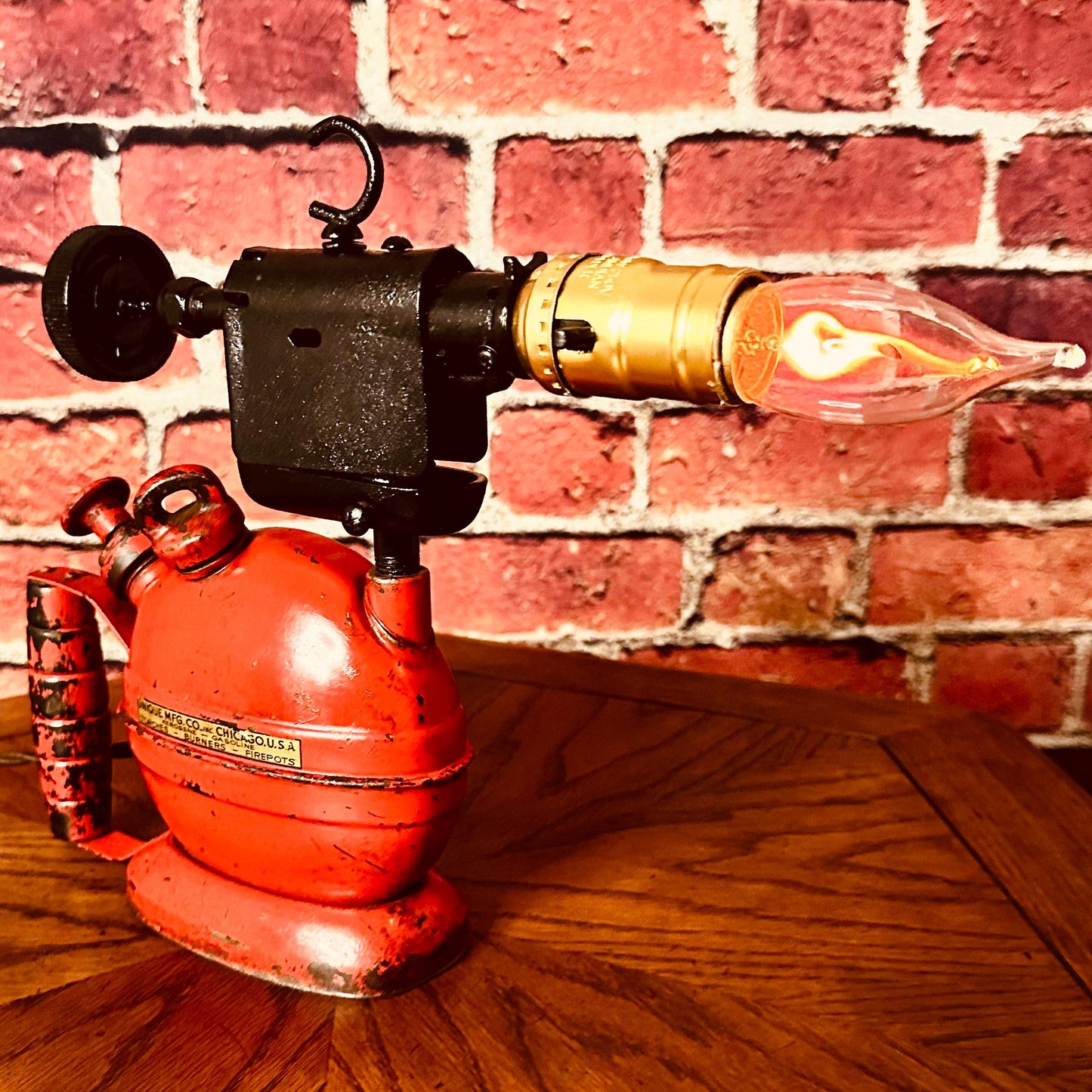 The Blowtorch | Upcycled Lamp