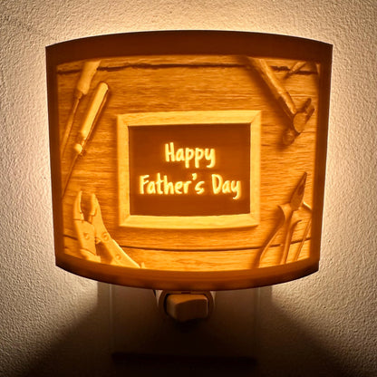 Happy Father's Day | Lithophane Night Light