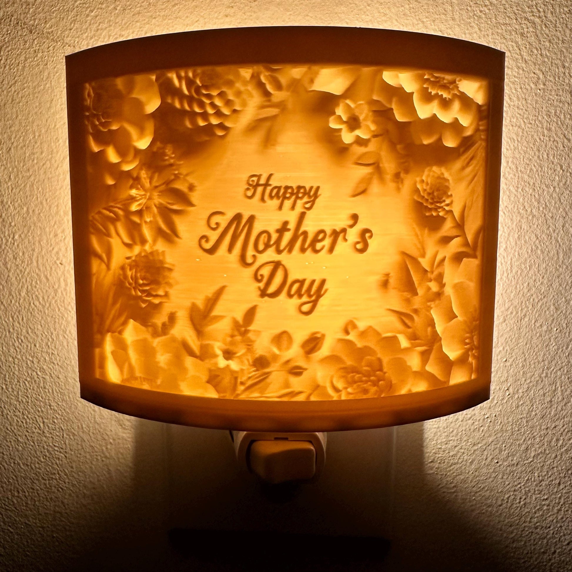 Happy Mother's Day | Lithophane Night Light