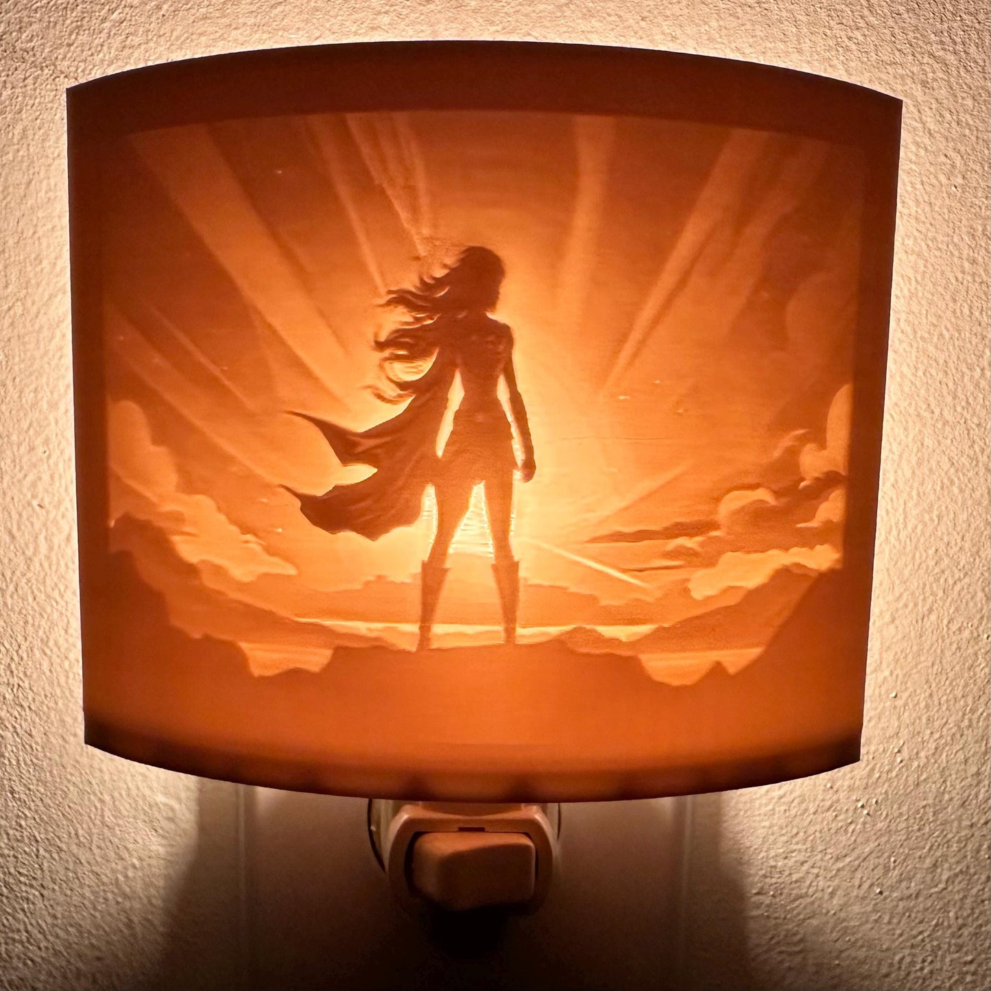 Super Woman | Lithophane Night Light