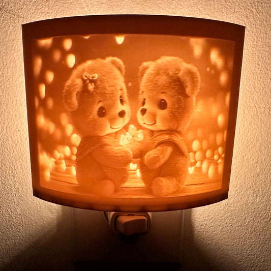 Teddy Bears | Lithophane Night Light