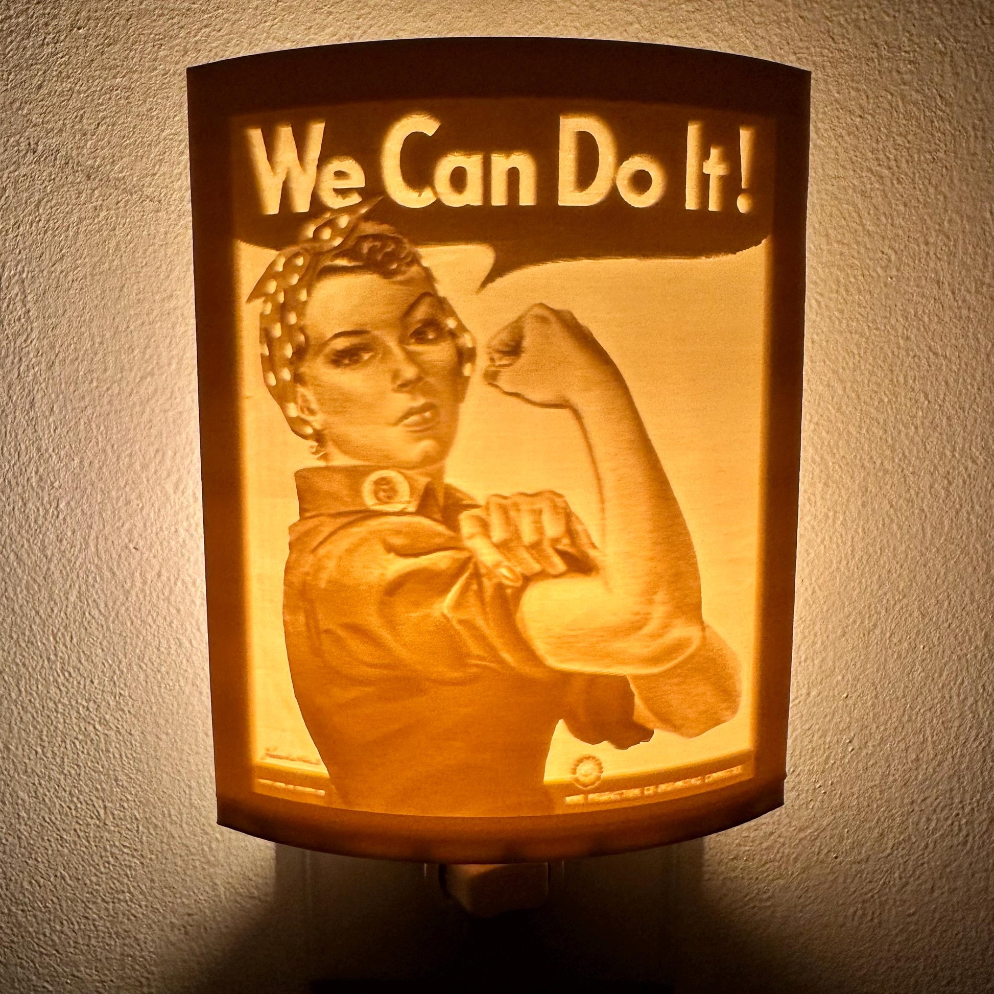 We Can Do It! | Lithophane Night Light