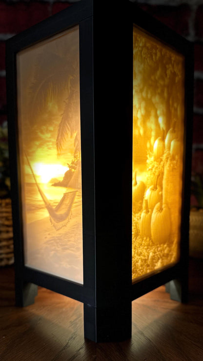 Four Seasons| Lithophane Lamp