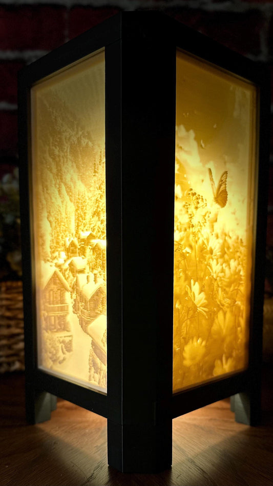 Four Seasons| Lithophane Lamp