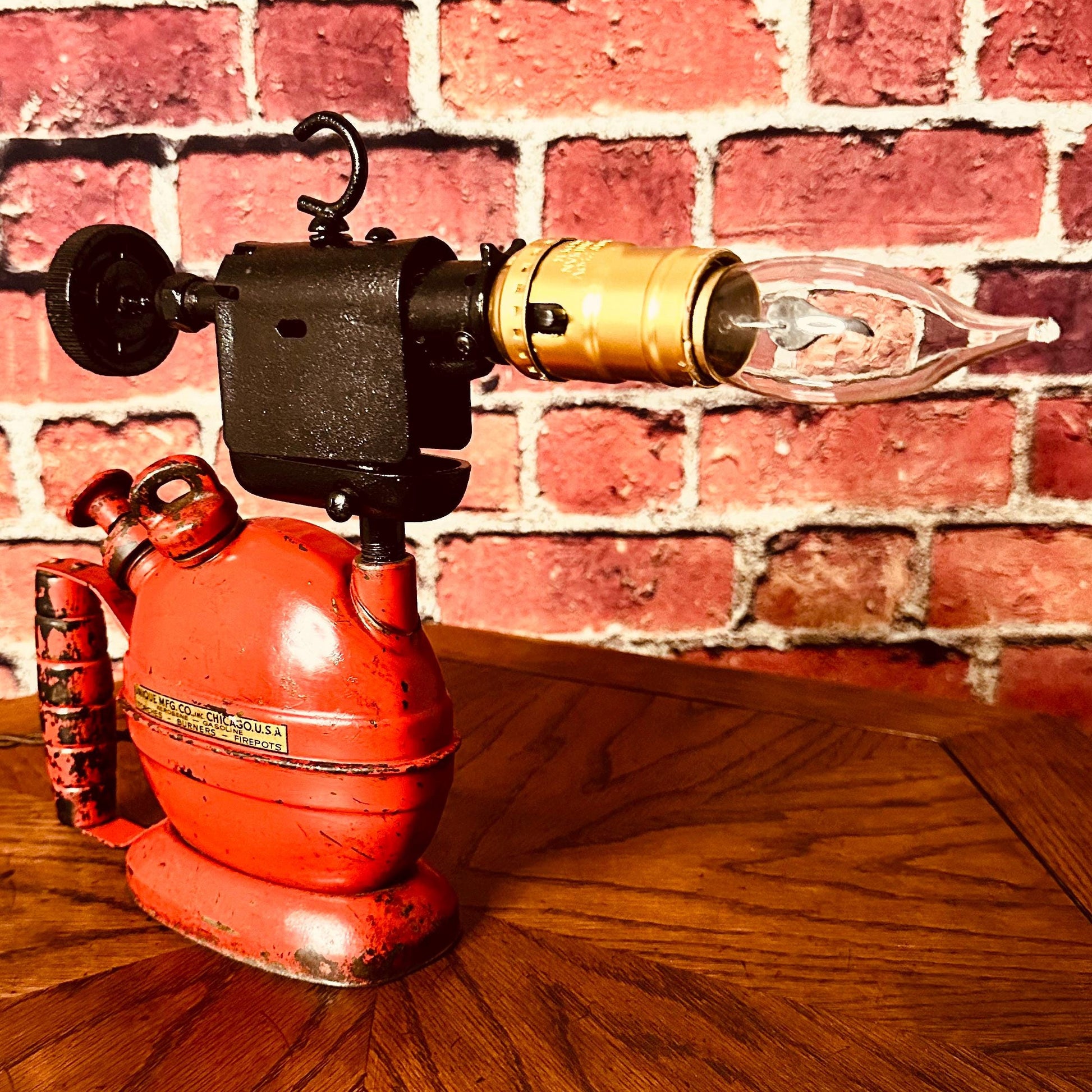 The Blowtorch | Upcycled Lamp