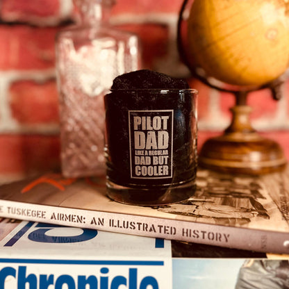 Pilot Dad | Engraved Whiskey Glass