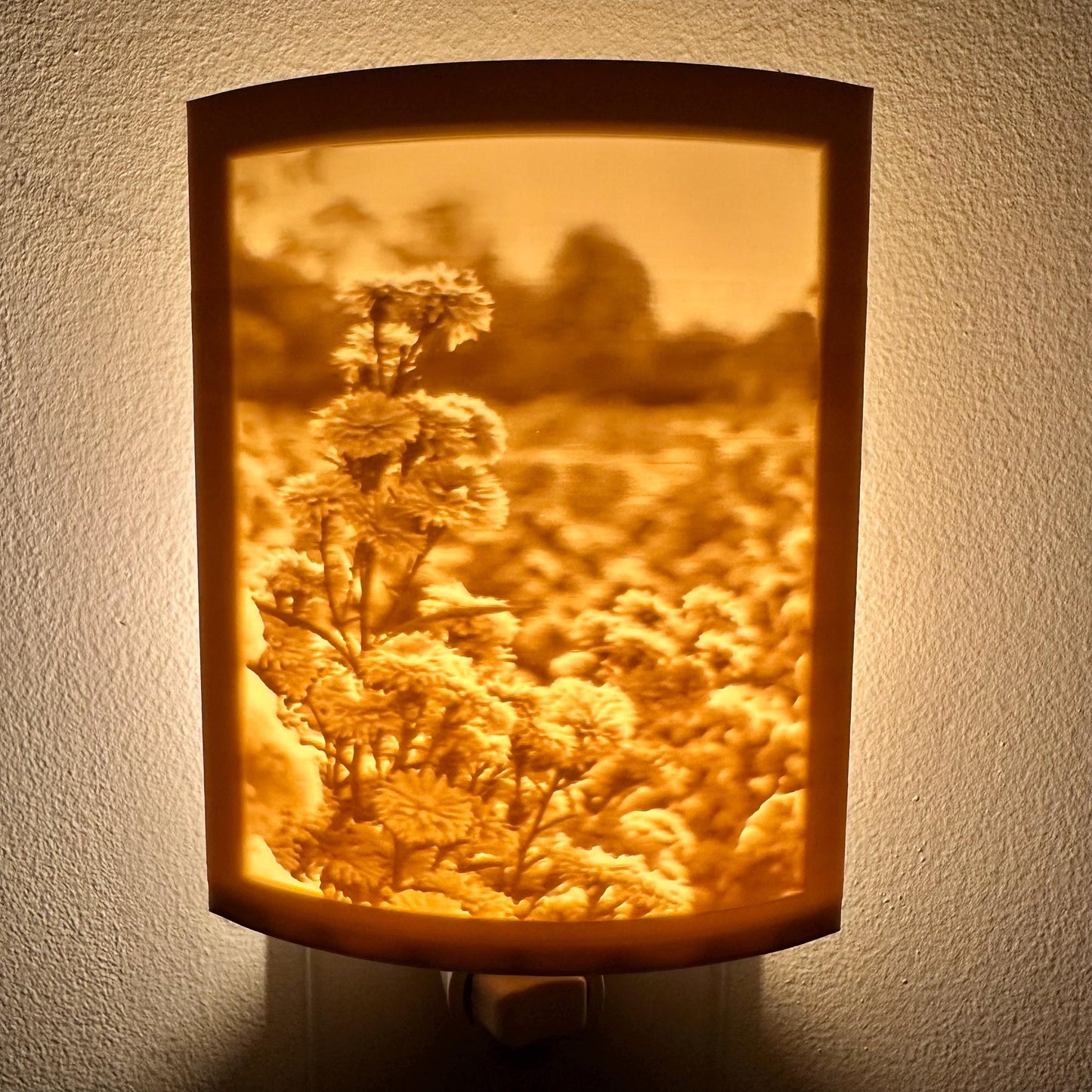 Spring Flowers | Lithophane Night Light