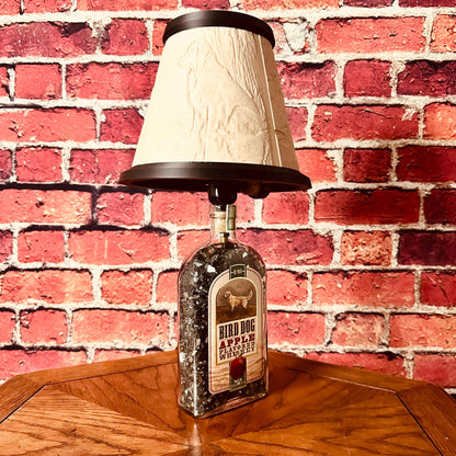 Bird Dog Apple | Upcycled Whiskey Bottle Lamp