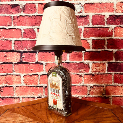 Bird Dog Apple | Upcycled Whiskey Bottle Lamp