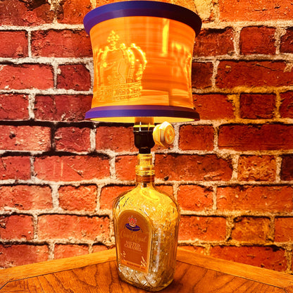 Crown Royal Caramel | Upcycled Whiskey Bottle Lamp