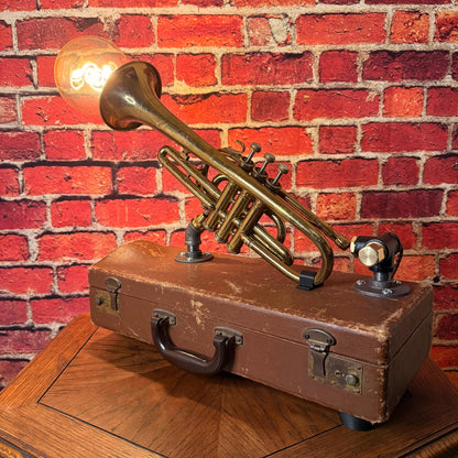 The Trumpet | Upcycled Lamp