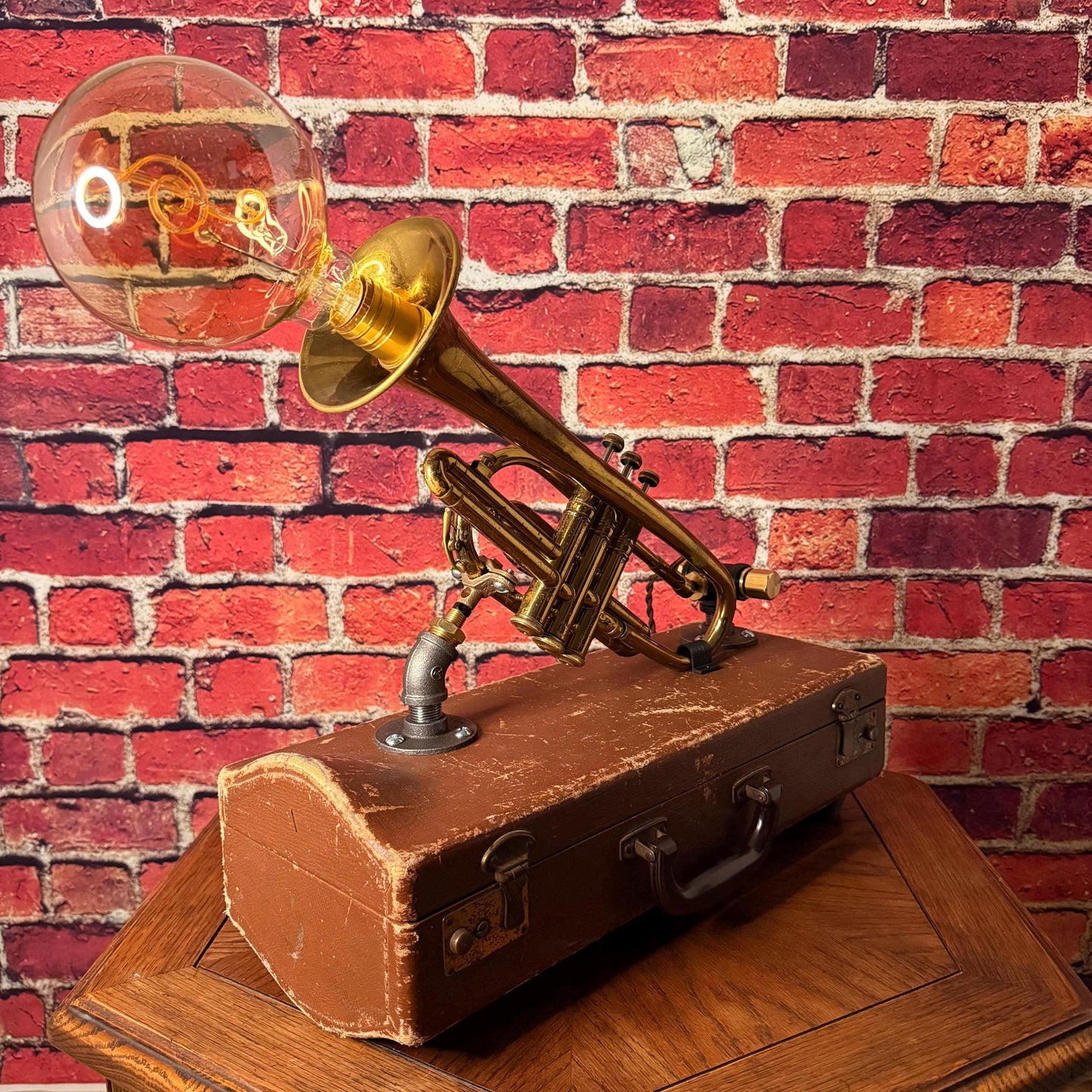 The Trumpet | Upcycled Lamp