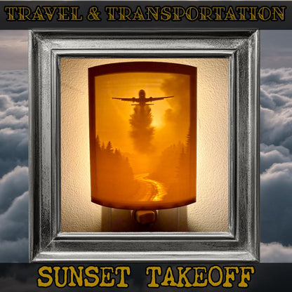 Travel & Transportation Night Lights | 3D Printed Aviation and Automotive Decor