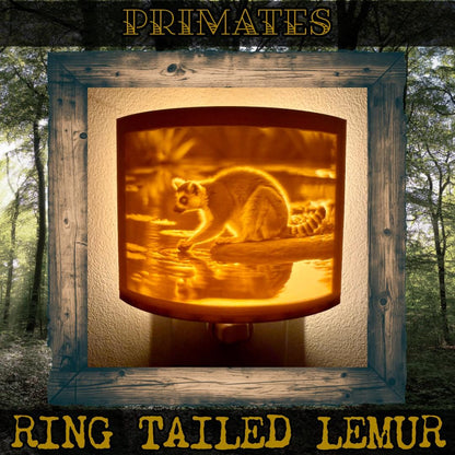 Primates | Animal Night Lights | 3D Printed Jungle Wildlife Decor