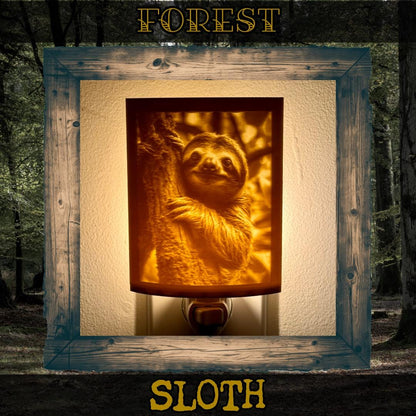 Forest Creatures | Animal Night Lights | 3D Printed Woodland Wildlife Decor