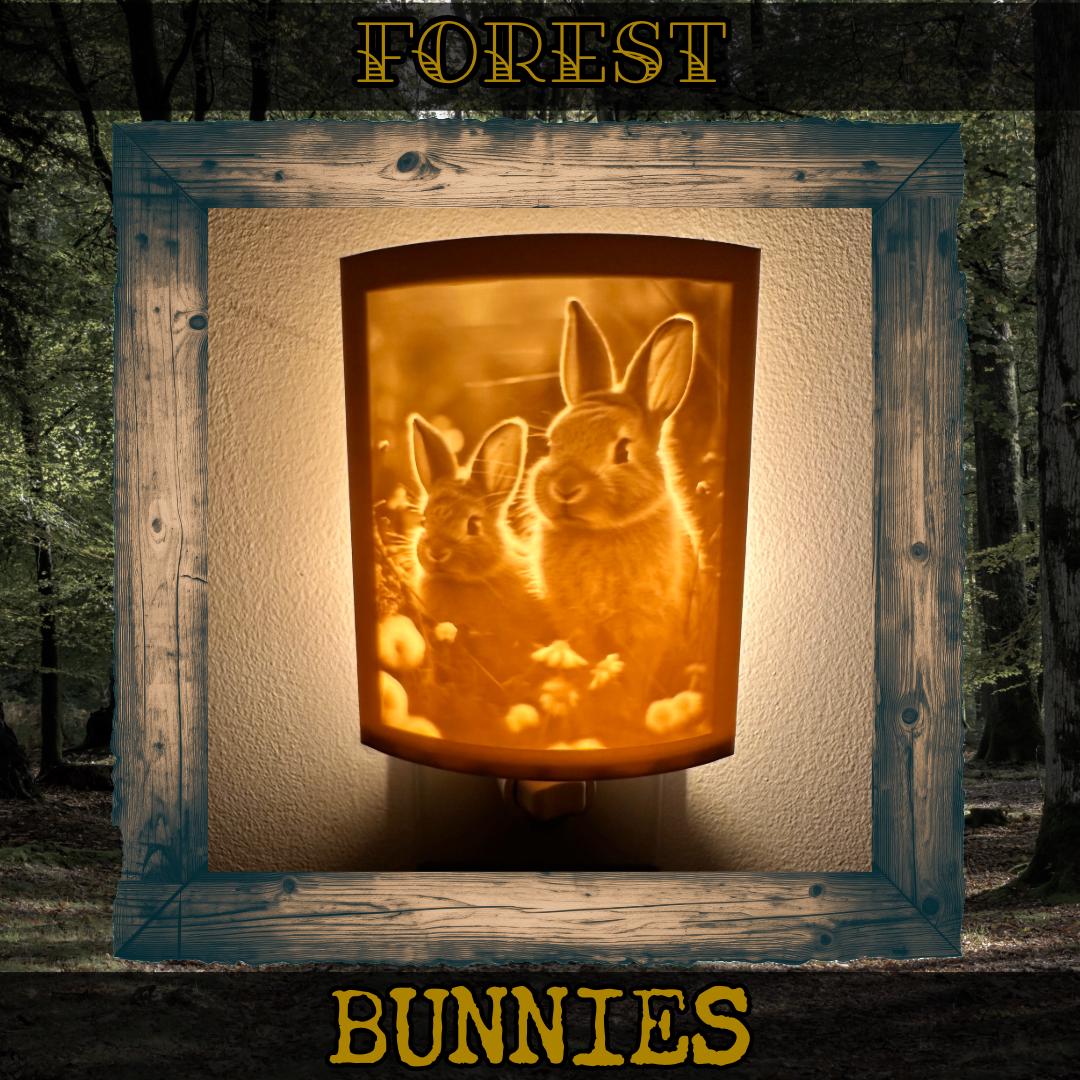 Forest Creatures | Animal Night Lights | 3D Printed Woodland Wildlife Decor