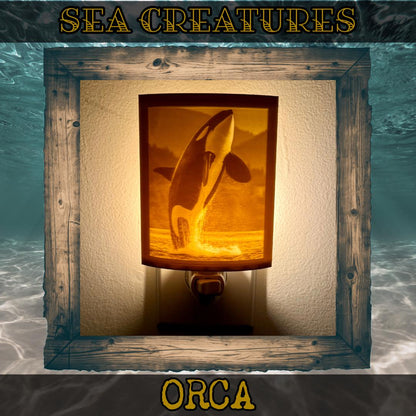 Sea Creatures | Animal Night Lights | 3D Printed Ocean Wildlife Decor