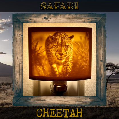 Safari Dwellers | Animal Night Lights | 3D Printed African Wildlife Decor