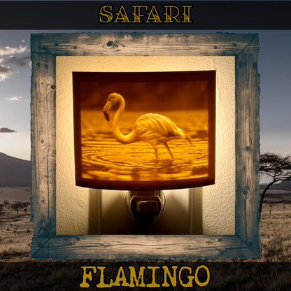 Safari Dwellers | Animal Night Lights | 3D Printed African Wildlife Decor