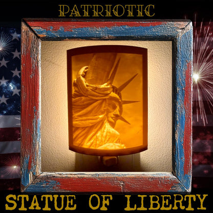 Patriotic Night Lights | 3D Printed American Pride Decor