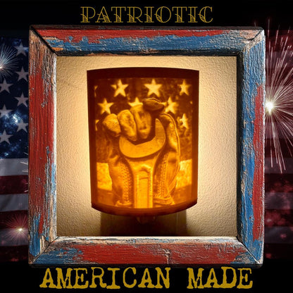 Patriotic Night Lights | 3D Printed American Pride Decor