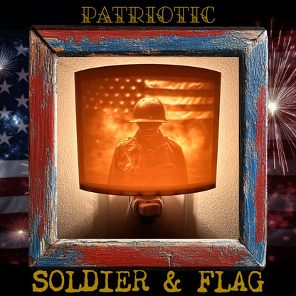 Patriotic Night Lights | 3D Printed American Pride Decor