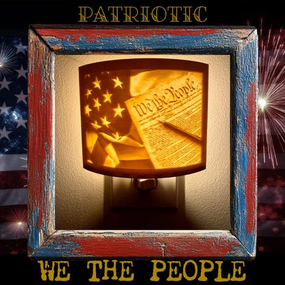 Patriotic Night Lights | 3D Printed American Pride Decor
