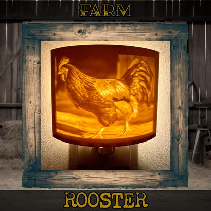 Farm Friends | Animal Night Lights | 3D Printed Farm Wildlife Decor