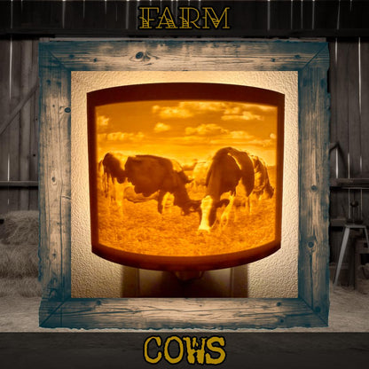 Farm Friends | Animal Night Lights | 3D Printed Farm Wildlife Decor