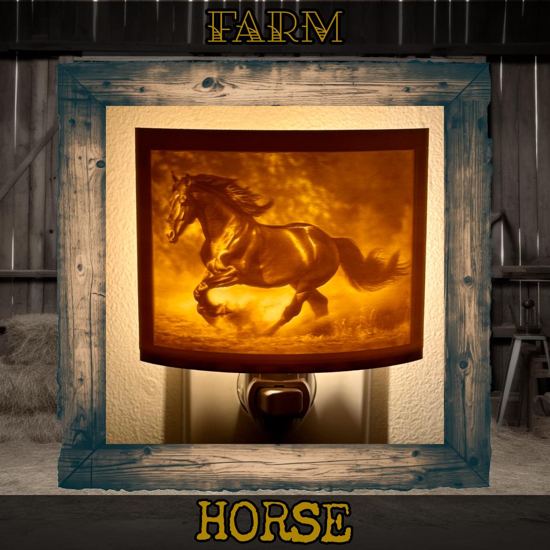 Farm Friends | Animal Night Lights | 3D Printed Farm Wildlife Decor