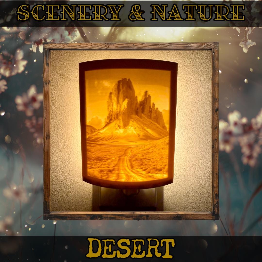 Scenery & Nature Night Lights | 3D Printed Nature Decor