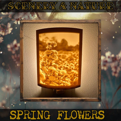 Scenery & Nature Night Lights | 3D Printed Nature Decor