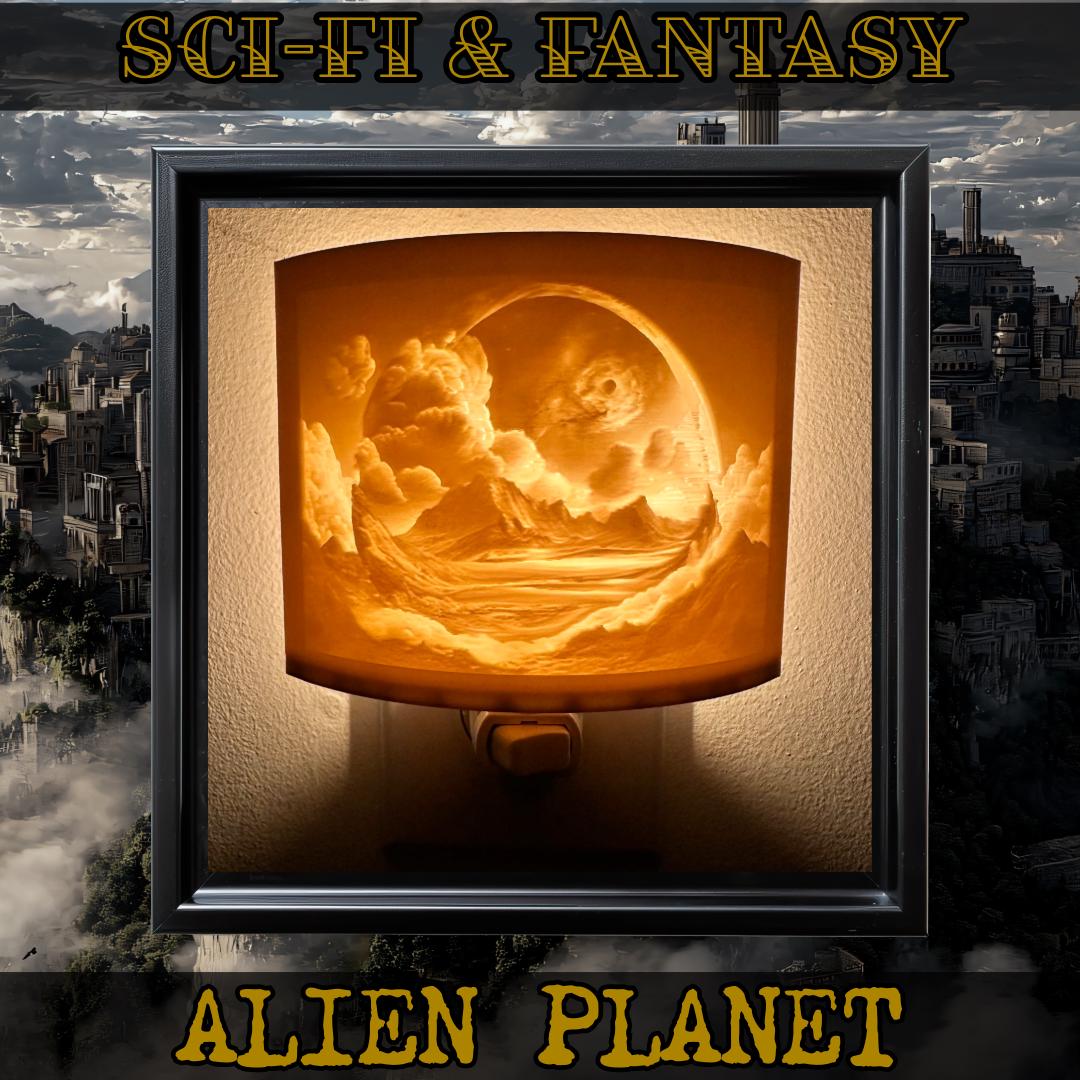 Sci-Fi & Fantasy Night Lights | 3D Printed Unique Decor