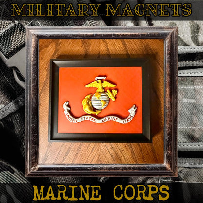 US Military Branch Magnets | 3D Printed Military Decor