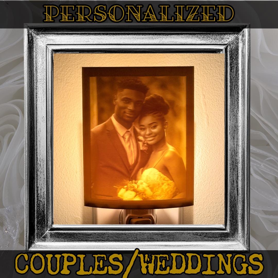 Personalized Night Light | Lithophane Night Light