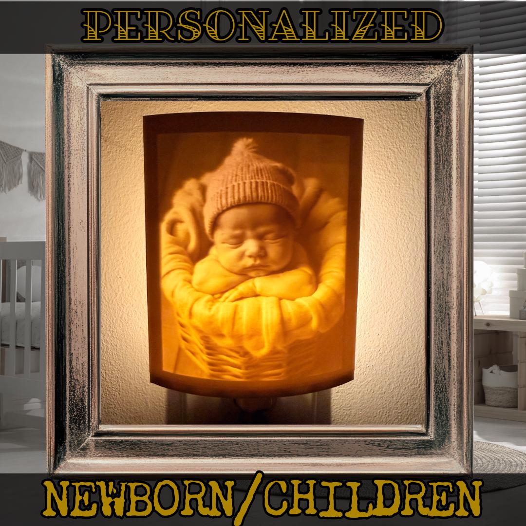 Personalized Night Light | Lithophane Night Light