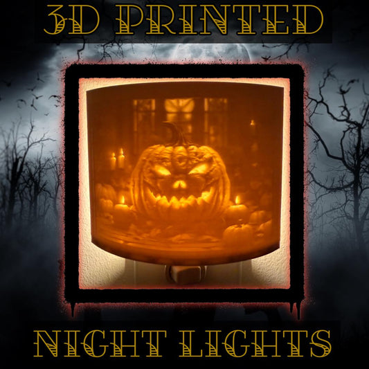 Halloween Night Lights | 3D Printed Holiday Gift