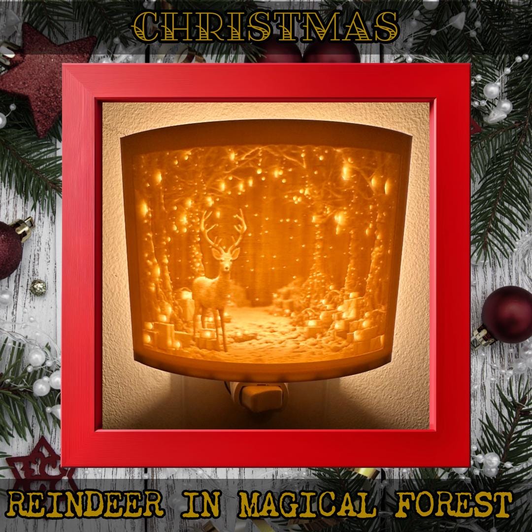 Christmas Night Lights | 3D Printed Holiday Gift