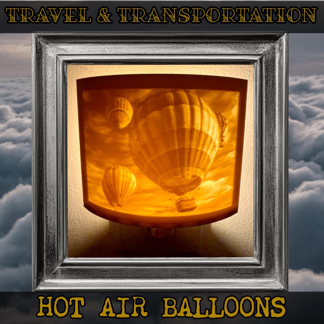 Travel & Transportation Night Lights | 3D Printed Aviation and Automotive Decor