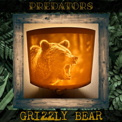 Predators | Animal Night Lights | 3D Printed Wildlife Decor