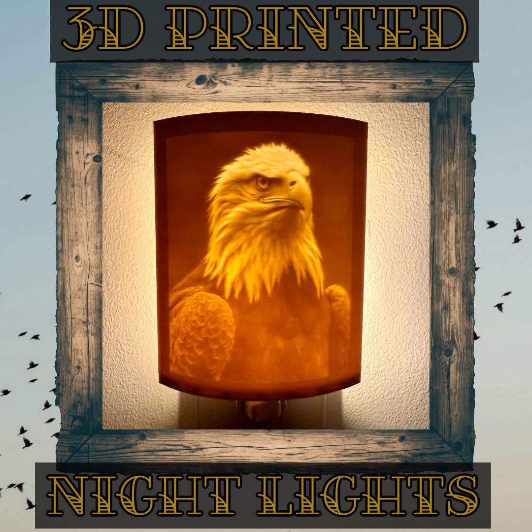 Birds | Animal Night Lights | 3D Printed Avian Wildlife Decor