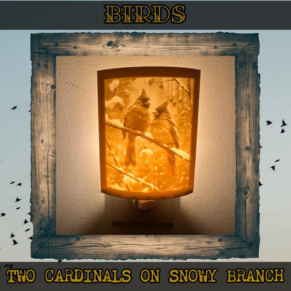 Birds | Animal Night Lights | 3D Printed Avian Wildlife Decor